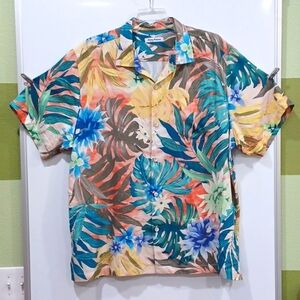 100% silk 2XL* Men's Tommy Bahama Aloha Shirt